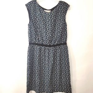 Ann Taylor Loft Sleeveless Career Work All Occasion Dress Green Gray Medium